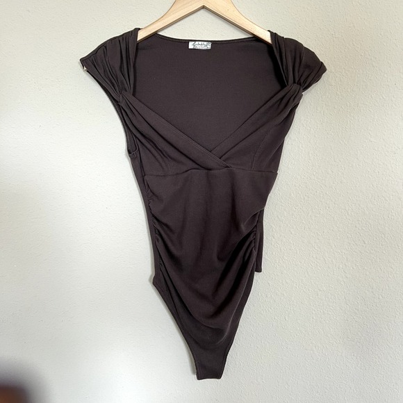 Intimately Free People Brown Bodysuit Sz Medium - Picture 5 of 7
